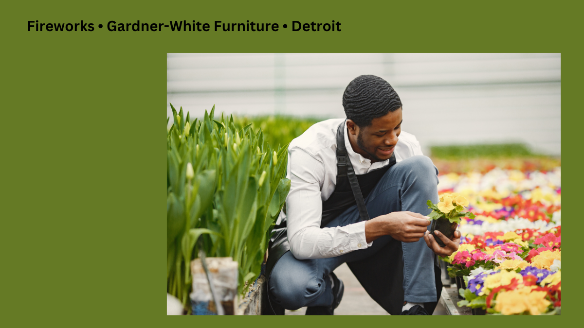 Fireworks • Gardner-White Furniture • Detroit